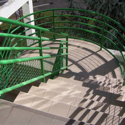 Originaltreppe im Außenbereich