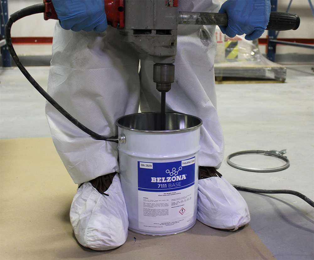 Mixing of Belzona 7111 (Industrial Grade)