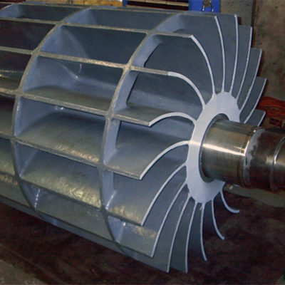 Mit Belzona 1321 beschichtete Vakuumpumpe